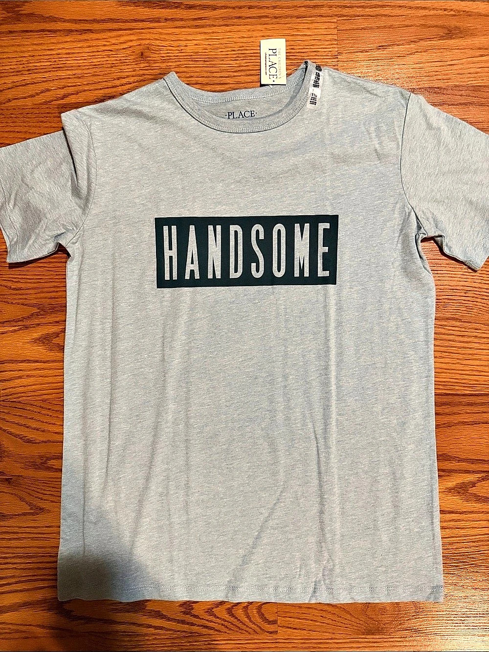 The Children's Place Graphic Tee Boys M (8) Gray NWT